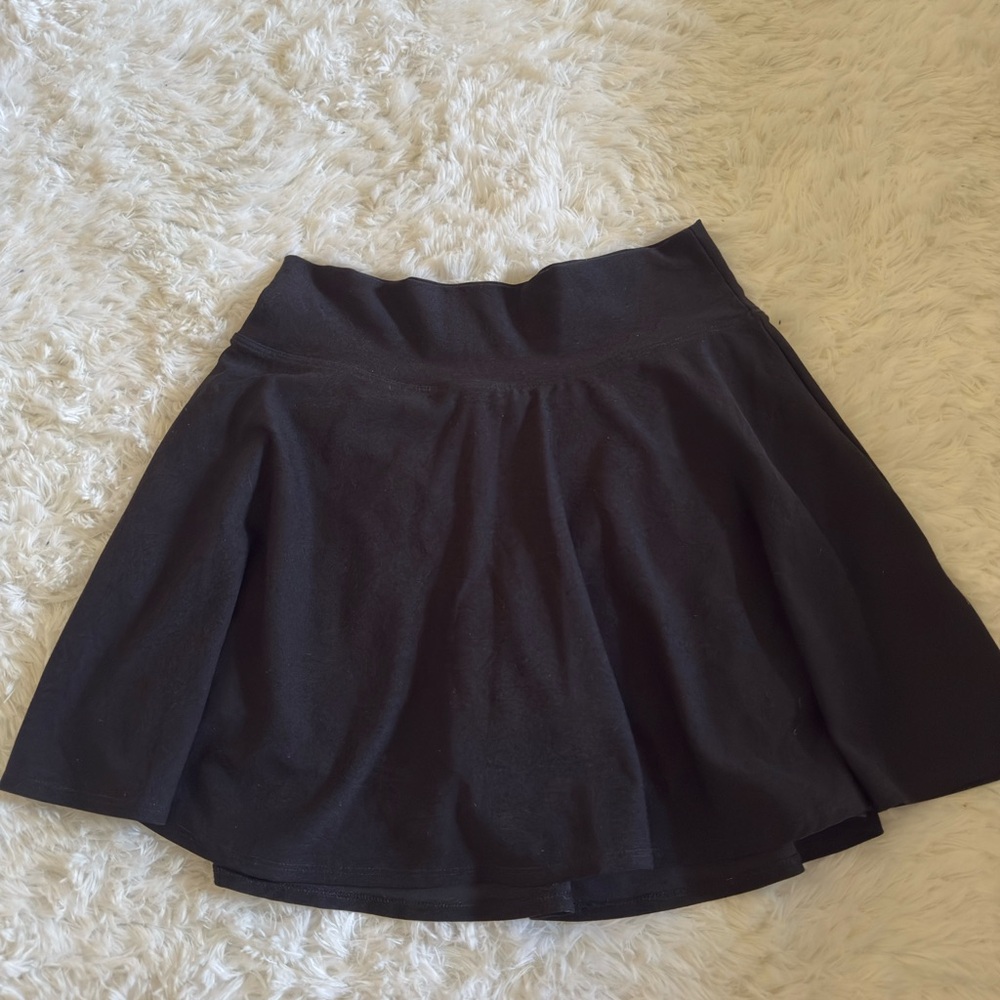 Old Navy Black Skater Skirt High Waisted Flowy Circle Mini Casual Y2K Size S